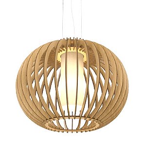 Pendente Accord Stecche A-1134 48x37cm em Madeira Design Contemporâneo