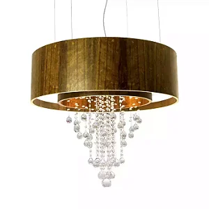 Pendente Accord Cristais LED A-1155C 150x95cm 170W 6068lm IRC90 em Madeira