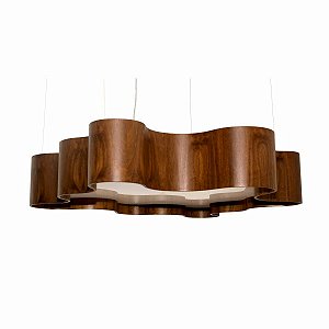 Pendente Accord Orgânico A-1200 102,5x97,5x20cm em Madeira Design Contemporâneo