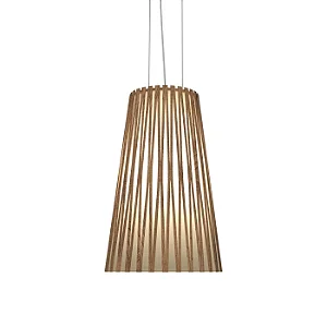 Pendente Accord Living Hinges A-1239 14,5x25cm em Madeira Design Contemporâneo