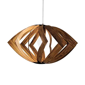 Pendente Accord Versátil A-1243 68x35cm em Madeira Design Contemporâneo