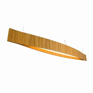 Pendente Accord Canoa LED A-1279LED 120x20x18cm 28W 1618lm IRC90 em Madeira