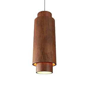 Pendente Accord Cilíndrico A-1477 16x40cm Design Contemporâneo Decorativo