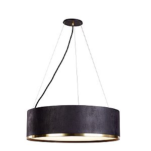 Pendente Accord Cilíndrico Latão A-1551LED 60x19cm LED Integrado 34W 1201lm IRC 90