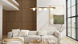 Pendente Accord Luna A-1577 15x120x27cm Design Contemporâneo Decorativo