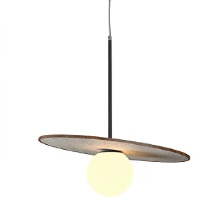 Pendente Accord Petra Orbit A-1594 15,4x50cm Design Contemporâneo Decorativo