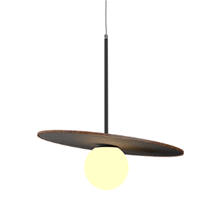 Pendente Accord Petra Orbit A-1607 15,4x30cm Design Contemporâneo Decorativo