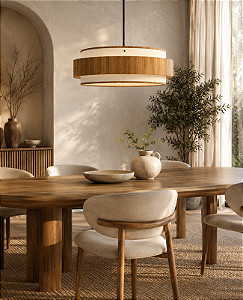 Pendente Cilíndrico Accord Petra A-1644 80x20cm Design Contemporâneo