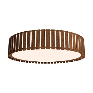 Plafon Accord Iluminação Ripado A-5037 90x15cm Design Moderno em Madeira