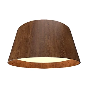 Plafon Accord Iluminação Cônico A-5099 75x35cm Design Moderno em Madeira