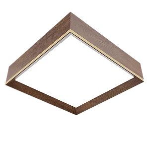 Plafon LED Accord Iluminação Meio Squadro Latão A-5133LED 12x50x50cm IRC90