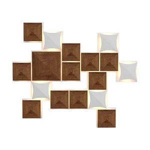 Painel Arandela Accord Diamante A-4076 101x9,5x86cm Design Geométrico