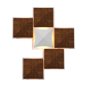 Painel Arandela Accord Diamante A-4079 46,5x9,5x54cm Design Geométrico