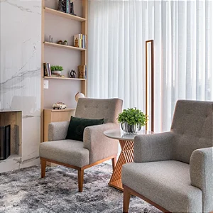 Coluna Accord Frame A-3123 21x13x160cm LED Integrado