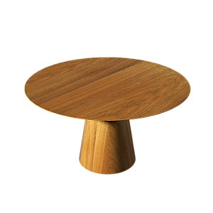 Mesa de Jantar Accord Cônica F1019 140x77cm Design Moderno