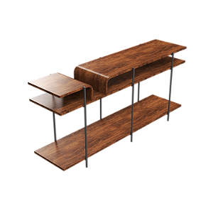 Aparador Accord Cascade F1024 170x43,5x76cm Design Moderno
