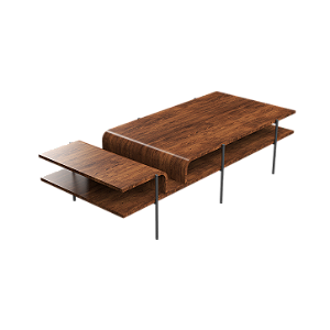 Mesa de Centro Accord Cascade F1026 170x73,5x40cm Design Moderno