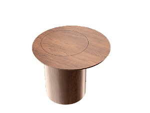 Mesa de Apoio Accord Cilíndrica F1044 60x50cm Design Moderno