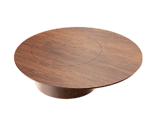 Mesa de Centro Accord Cilíndrica F1046 100x30cm Design Moderno