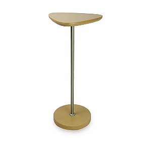Mesa de Apoio Carvalho com Haste Champagne 60x26cm 5L Trevisan