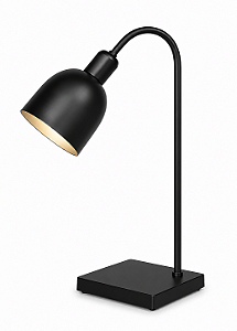 Luminária de Mesa Preta com Cúpula Preta 37x25cm 5L Trevisan