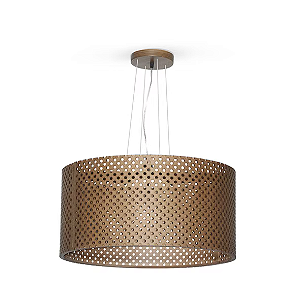 Pendente Regulável Natuzzi Fio 1m 50x50cm 5L Trevisan