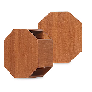 Arandela Imbuia 15x10x20cm 1 Lâmpada G9 5L Trevisan