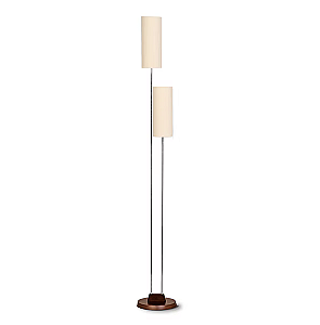 Luminária Wengue com Cúpula Cilíndrica Relevo 170x24cm 5L Trevisan