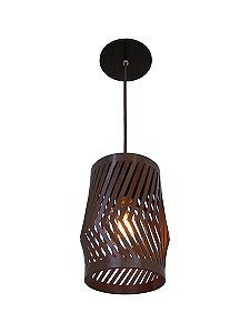 Pendente Balaio Pequeno 15 Classic Lar em Madeira 22cm – Ref. 1049