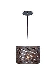 Pendente Balaio 28 Classic Lar em Madeira 18,5cm E27 – Ref. 1056