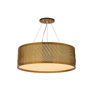 Pendente Balaio Slim 55 Classic Lar Madeira 55cm 5x E27 – Ref. 1131