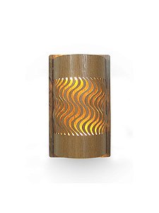 Arandela Dunas Classic Lar Madeira 24,5cm 2x G9 – Ref. 1068