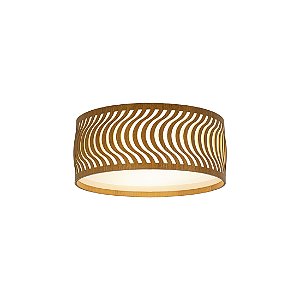 Plafon Ondas Slim 45 Classic Lar Madeira 44cm 3x E27 – Ref. 1145