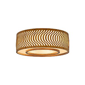 Plafon Ondas Anel 70 Classic Lar Madeira 70cm 8x E27 – Ref. 1302