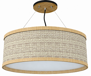 Pendente Slim Essencial TS5517 Classic Lar Madeira 55cm 5x E27 – Ref. 2015