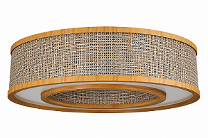 Plafon Anel Essencial TS7017 Classic Lar Madeira 70cm 8x E27 – Ref. 2022