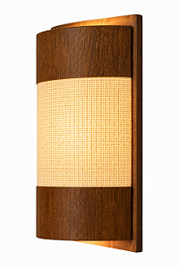 Arandela Essencial Pequena Classic Lar Madeira 24,5cm 2x G9 – Ref. 2023