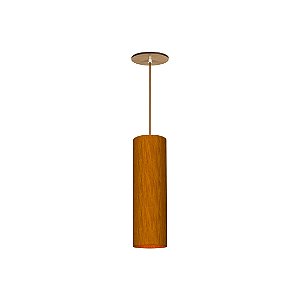 Pendente Cilindro S1032 Classic Lar Madeira 32cm E27 – Ref. 1239