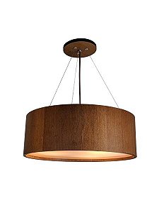 Pendente Slim 45 Classic Lar Madeira 44cm 3x E27 – Ref. 1107
