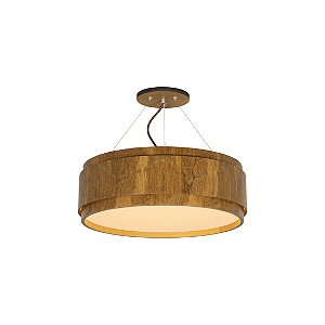 Pendente Saturno 35 Classic Lar Madeira 34,7cm 2x E27 – Ref. 1214