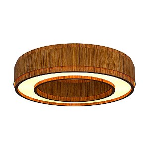 Plafon Anel Saturno 70 Classic Lar Madeira 70cm 8x E27 – Ref. 1278