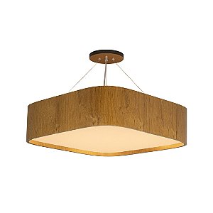Pendente Lamé 55 Classic Lar Madeira 55x55cm 5x E27 – Ref. 1186