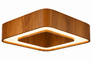 Plafon Anel Lamé 55 Classic Lar Madeira 55x55cm 8x E27 – Ref. 1275