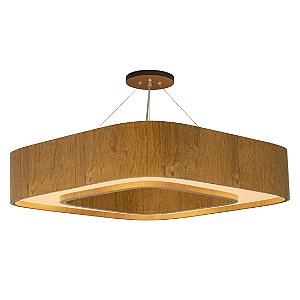 Pendente Anel Lamé 70 Classic Lar Madeira 68x68cm 8x E27 – Ref. 1201