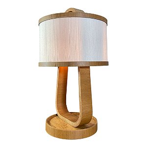 Abajur Silué Trapezoidal Orgânico Classic Lar 48cm – Ref. 1389