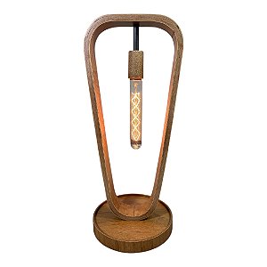 Abajur Silué Trapezoidal Orgânico Moderno Classic Lar 48cm – Ref. 1392