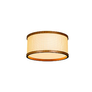 Plafon Palha Leve PL3517 Classic Lar 35cm 2x E27 – Ref. 1260