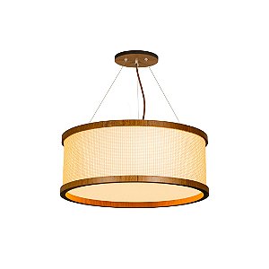 Pendente Palha Leve PL4517 Classic Lar 44cm 3x E27 – Ref. 1264