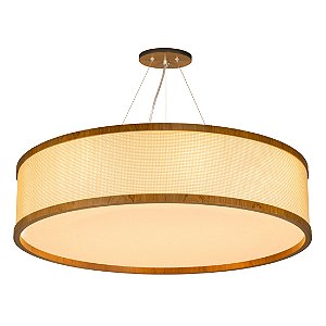 Pendente Palha Leve PL7017 Classic Lar 70cm 8x E27 – Ref. 1282