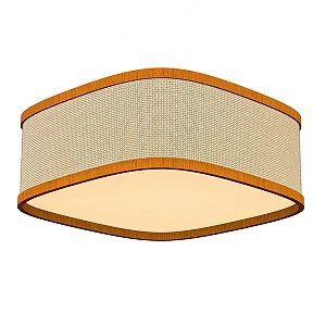 Plafon Palha Leve Lamé PL4517 Classic Lar 44cm 3x E27 – Ref. 1270